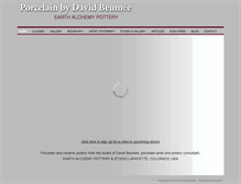 Tablet Screenshot of davidbeumee.com